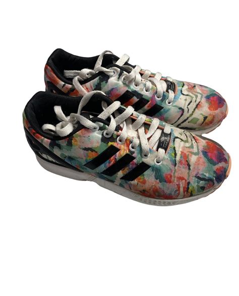 adidas zx flux women's watercolor.